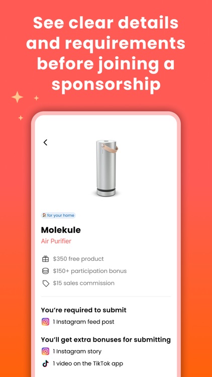 weSponsored Influencer App screenshot-4