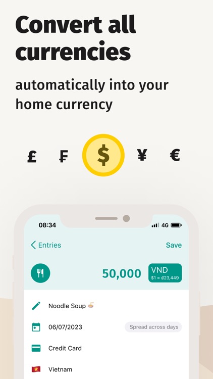 TravelSpend: Travel Budget App screenshot-5