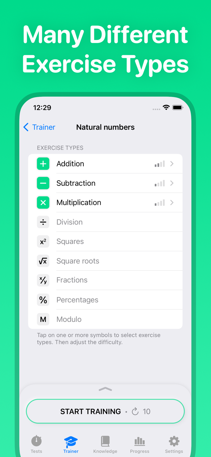 Mental Math Trainer FastMath