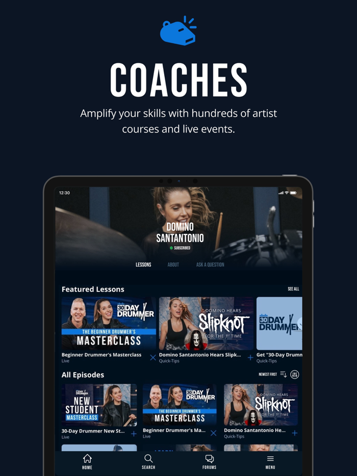 Drumeo The Drum Lessons App