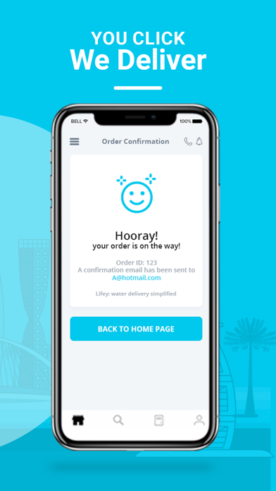 Lifey Water Delivery Deals UAE Screenshot