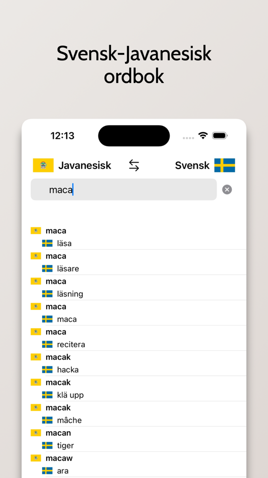 #3. Javanesisk-Svensk ordbok (iOS) 由: FB PUBLISHING LLC