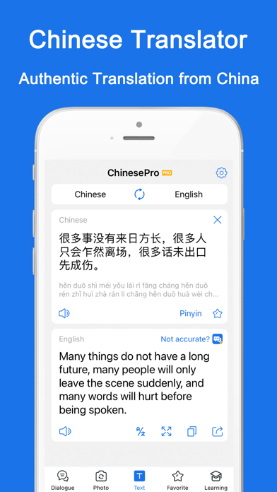 Screenshot #1 pour ChinesePro: Chinese Translator