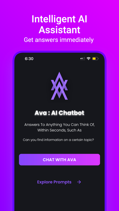 Screenshot #1 pour Ava : AI Chatbot