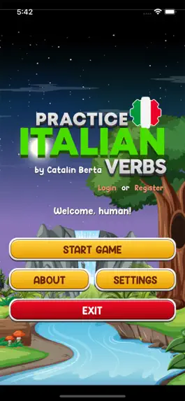 Game screenshot Learn Italian Verbs Game Extra apk