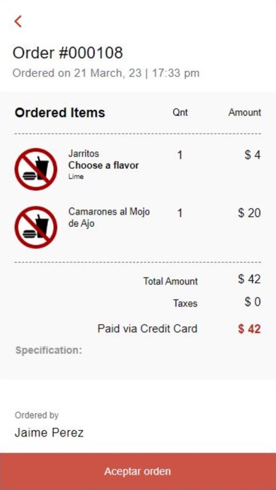 AtYourDoor for Restaurants Screenshot