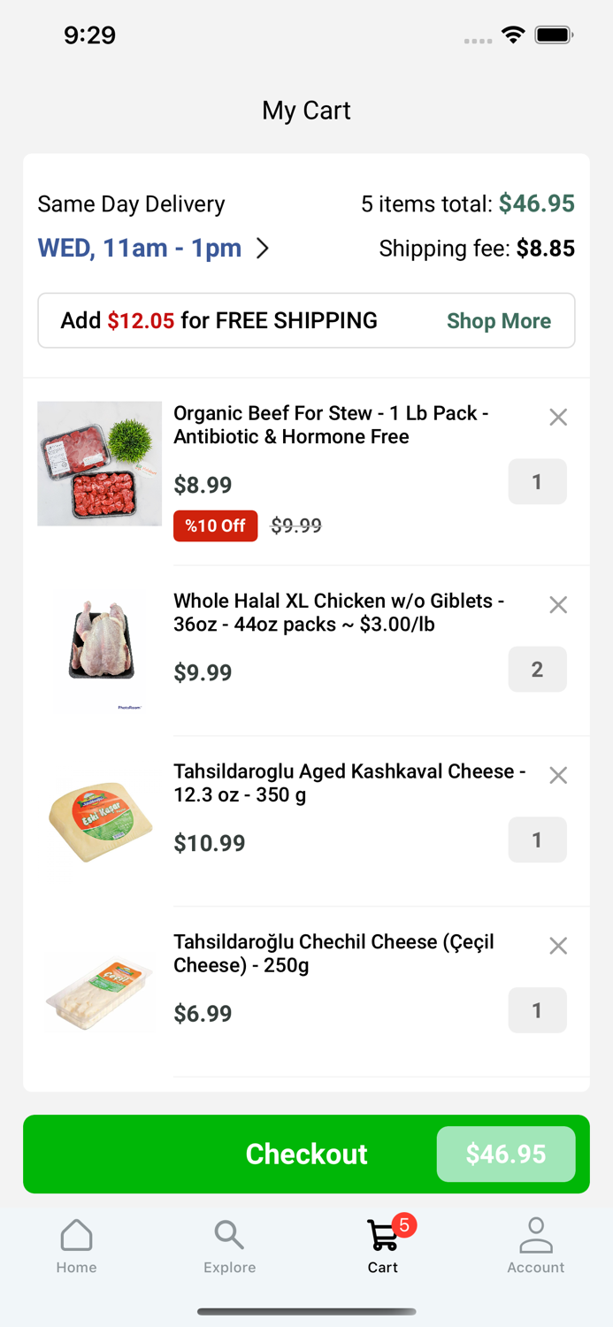 Halalcart Grocery delivery