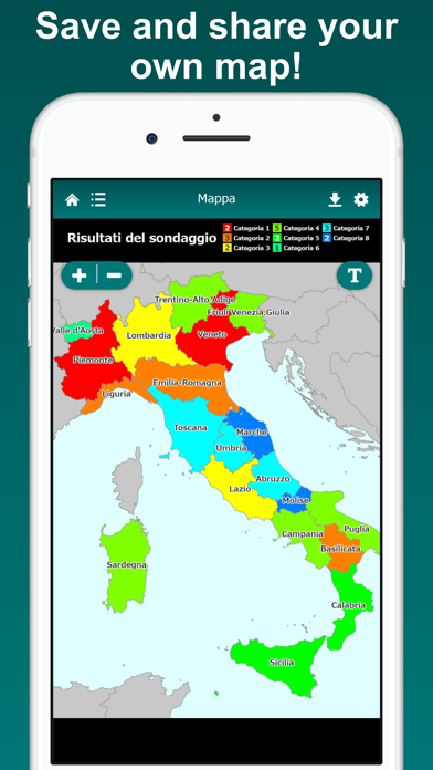 My Italy Map Screenshot