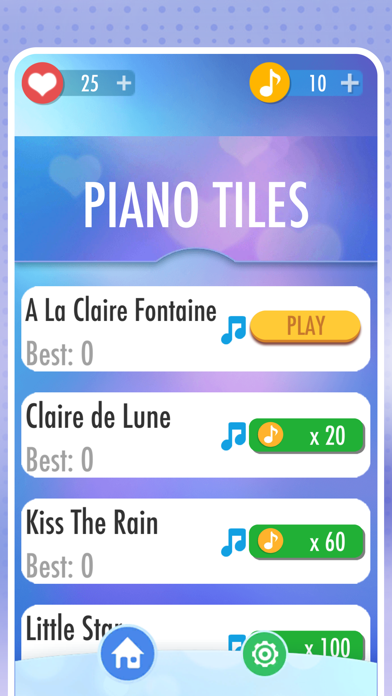 Screenshot #1 pour Pink Tiles - Piano Games