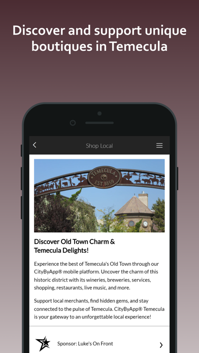Temecula: Visit, Shop, Eat Screenshot
