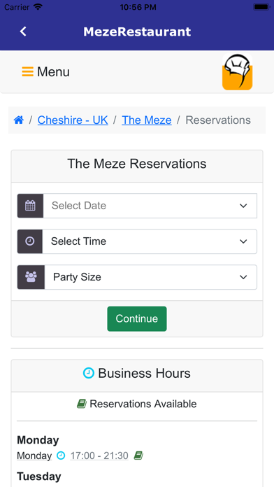 JustEatGreek Screenshot