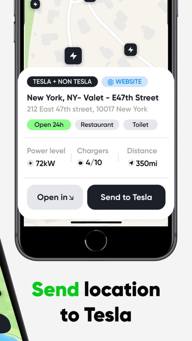 EV Chargepoint map Screenshot