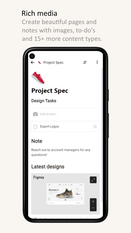#4. OhYeah - tasks, notes, wikis (iOS) 由: Marvin Simon