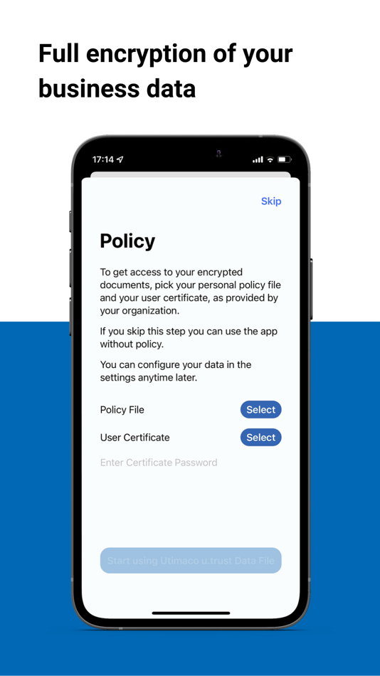 #2. Utimaco u.trust Data File (iOS) 게시자: Utimaco IS GmbH