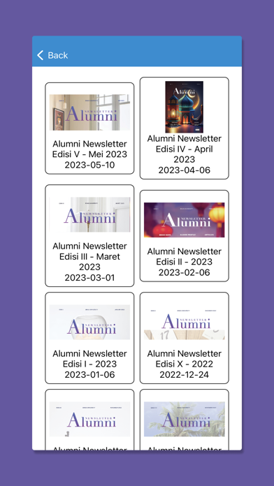Binus Alumni Screenshot