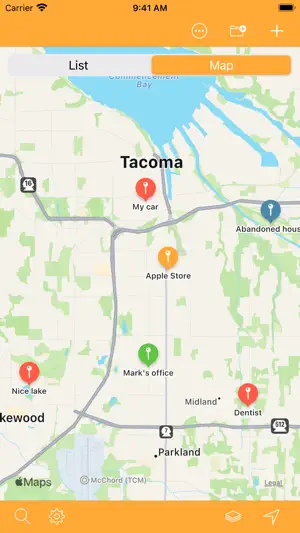 MyPlaces! screenshot 2