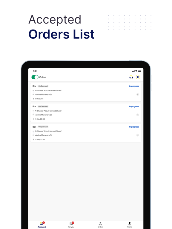 Blink Box Driver iPad screenshot 4 - Travel app