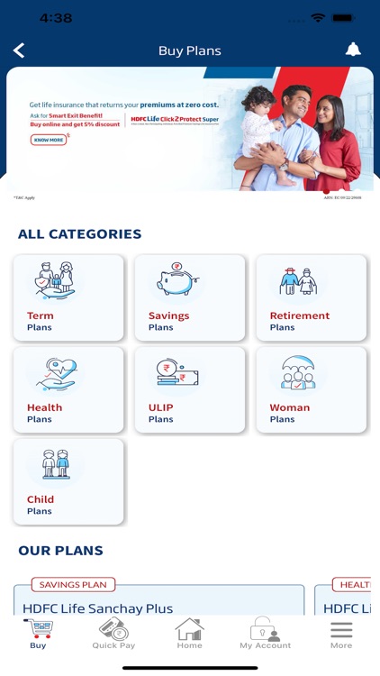 HDFC Life Insurance App