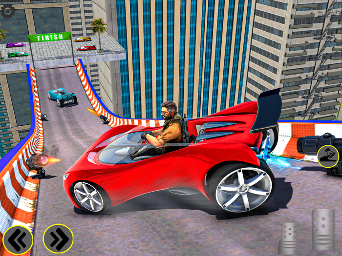 Gangster Mega Ramp Shooter