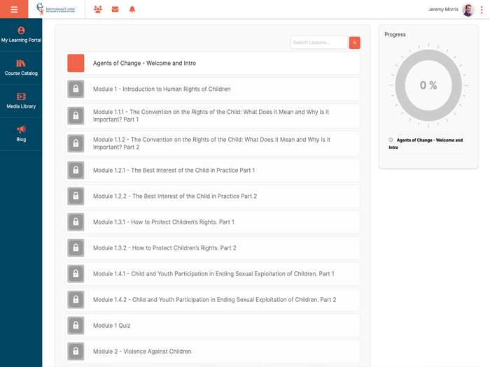 ICMEC Online Learning Platform