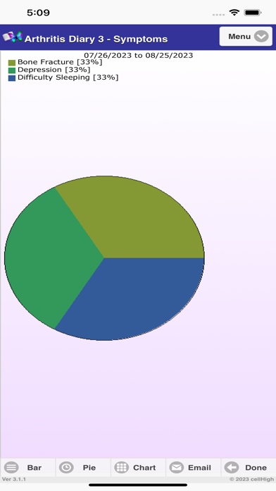Arthritis Diary 3 Screenshot