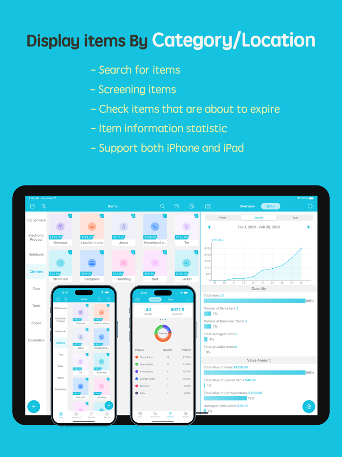Storage Helper and Item Sort
