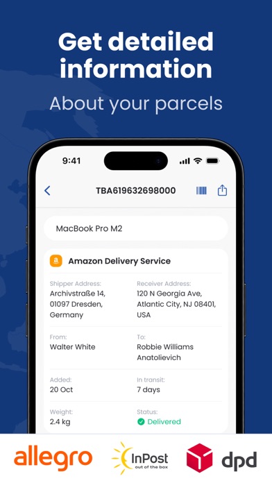 #1 Parcel Tracking - Deliveryのおすすめ画像3