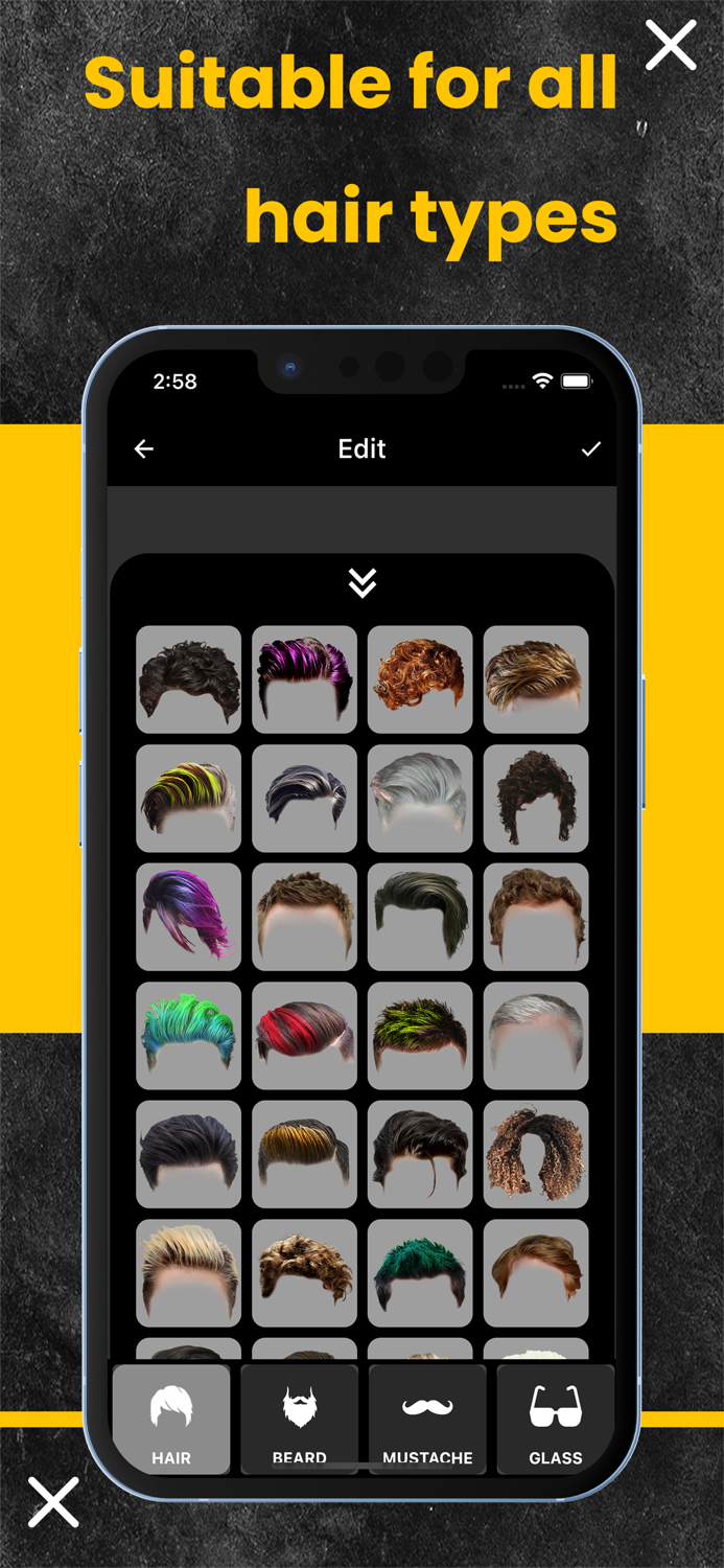 Man Hair Style Photo Maker