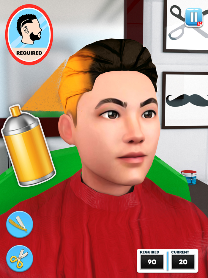 Barber Shop Hair Cutting Games