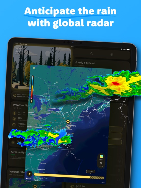 オーバードロップ（Overdrop）-高機能天気予報アプリのおすすめ画像2