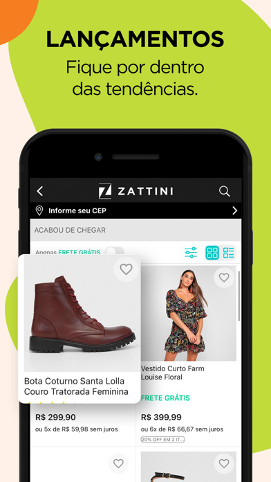 Zattini: ofertas de roupas Screenshot