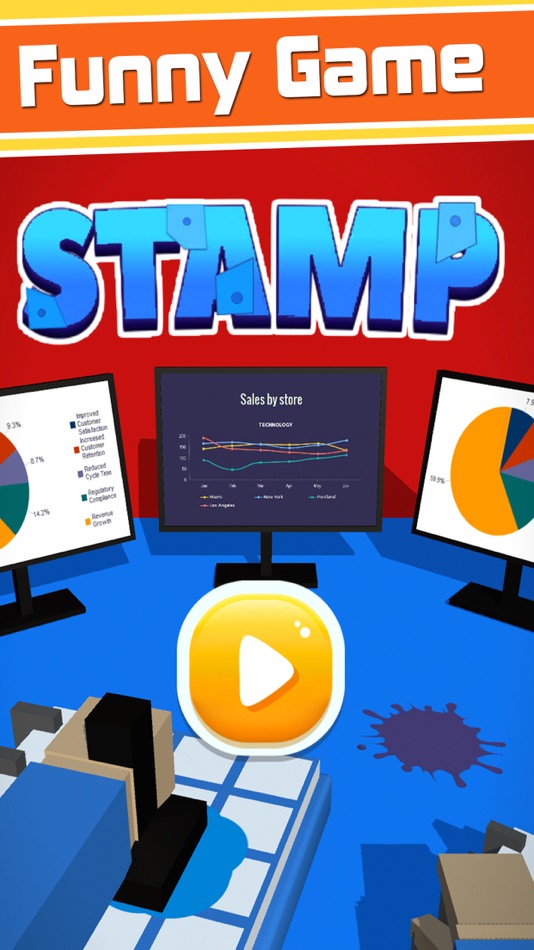 #1. Stamp Brains Game (iOS) Podle: VIET NAM YDC COMPANY LIMITED