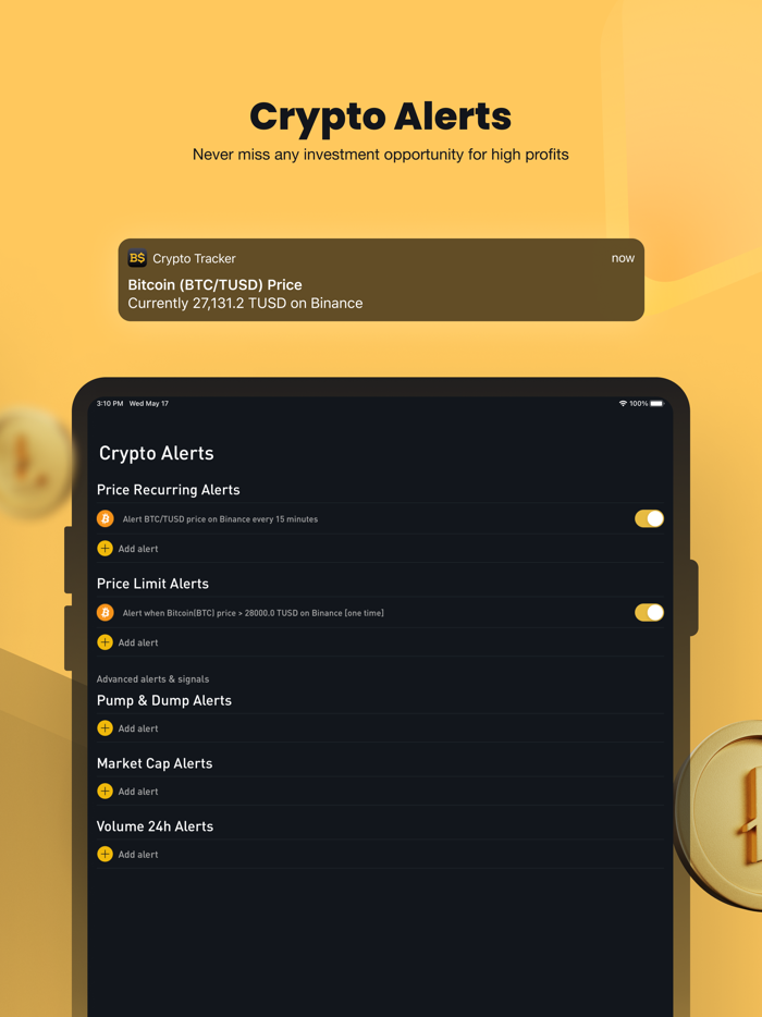Crypto Tracker by BitScreener
