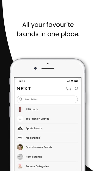 Next: Shop Fashion & Homeware Screenshot