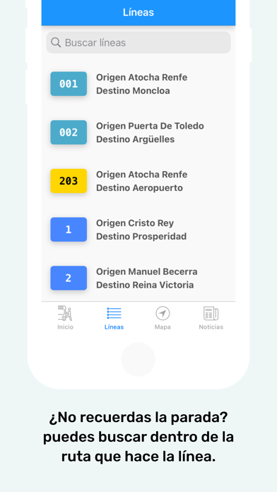 Rapibus Madrid - Next bus Screenshot