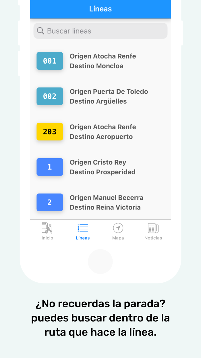 Rapibus Madrid - Next bus