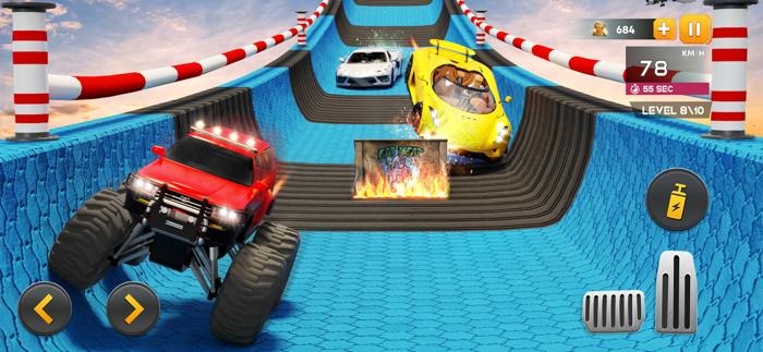Mega Ramp Car Jumping Games 3D