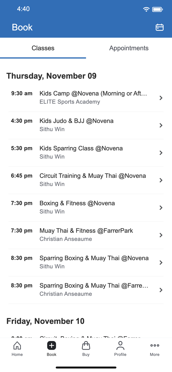 Elite Coach Singapore