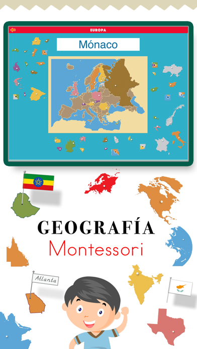 Geografía Montessori 3+ Screenshot