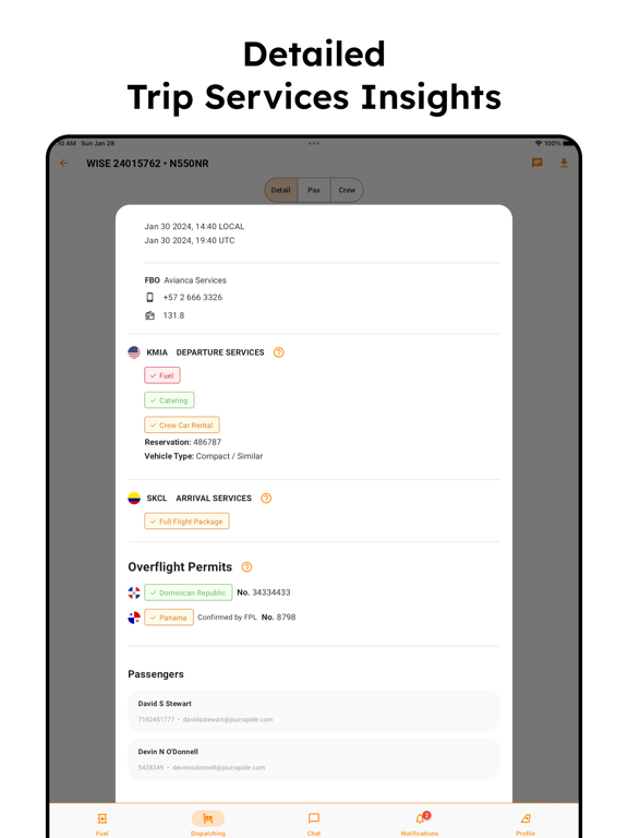 WiseAero iPad screenshot 3 - Navigation app