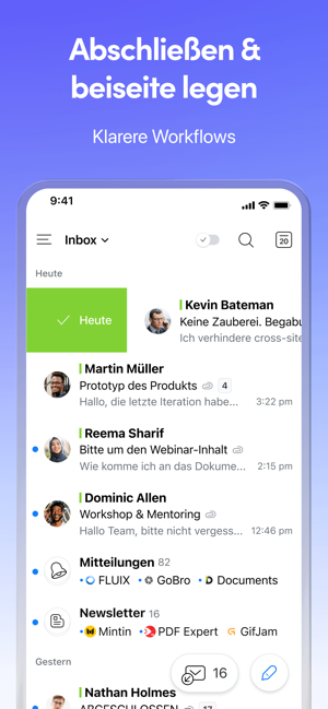 ‎Spark + AI: Persönliche E-Mail Screenshot