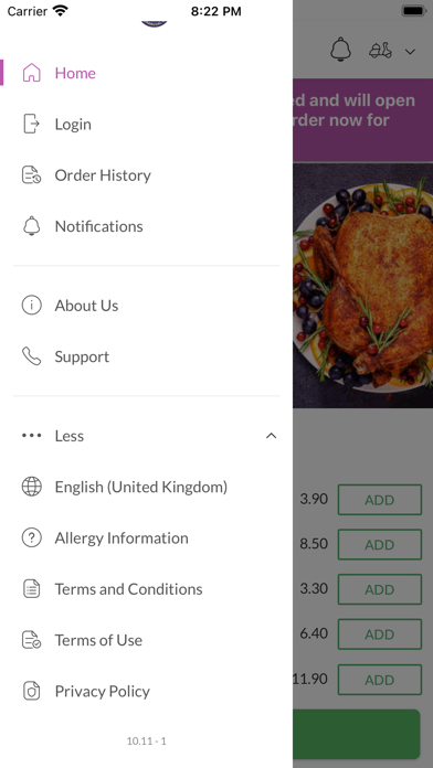 Charcoal Grill & Pizza Palace Screenshot