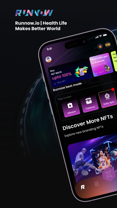 RunNow: A Web3 Lifestyle App Screenshot