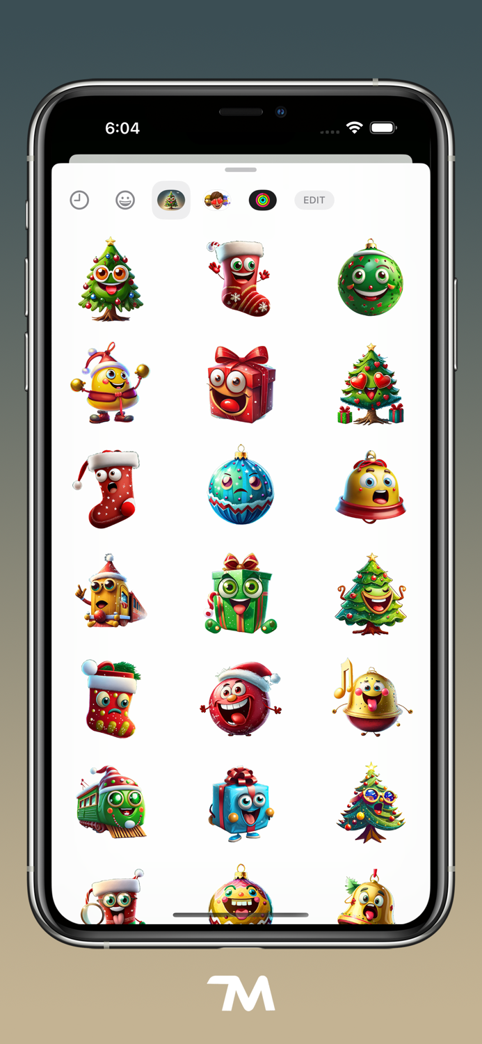 Christmas Trees Stickers