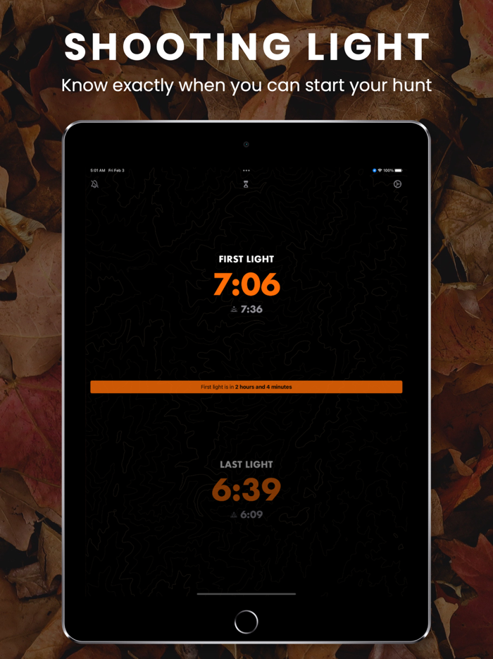 Shooting Light Hunt Clock