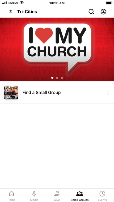 Tri-Cities Church Screenshot