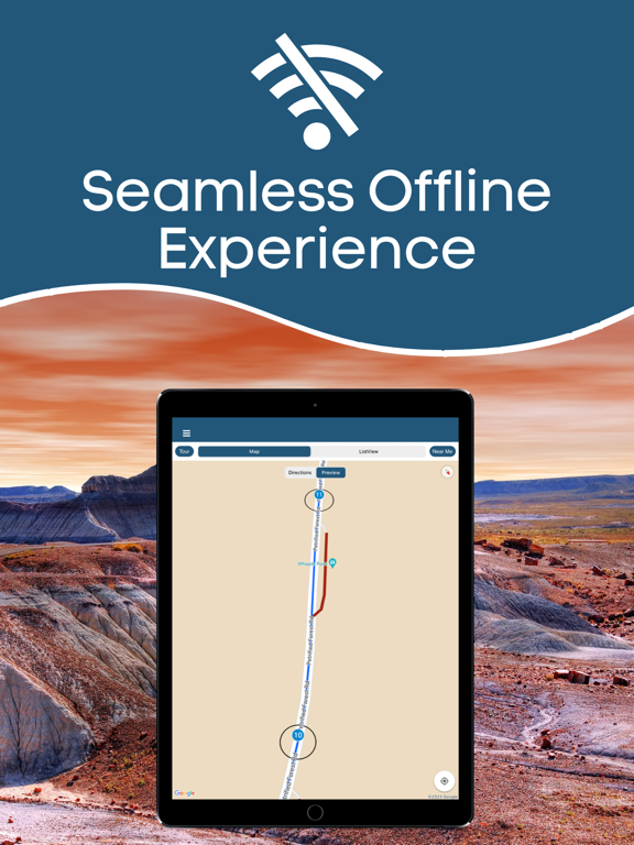 Petrified Forest NP Audio Tour iPad screenshot 6 - Travel app