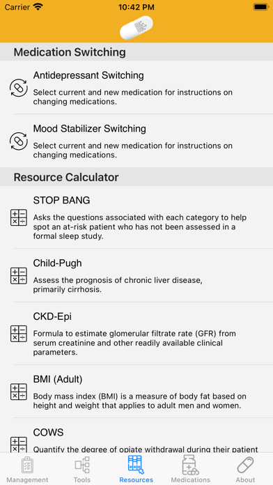 Waco Guide- Psychopharmacology Screenshot