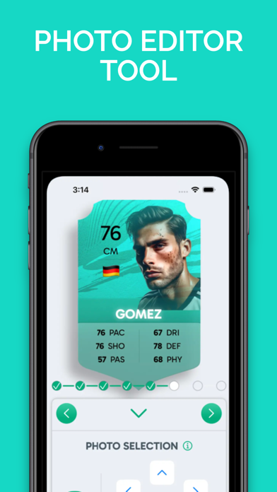 FUT Card Editor & Builder Screenshot