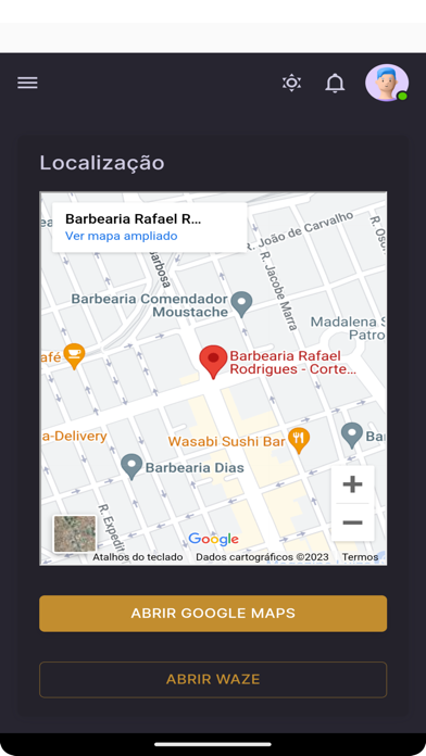 Barbearia Rafael Rodrigues Screenshot